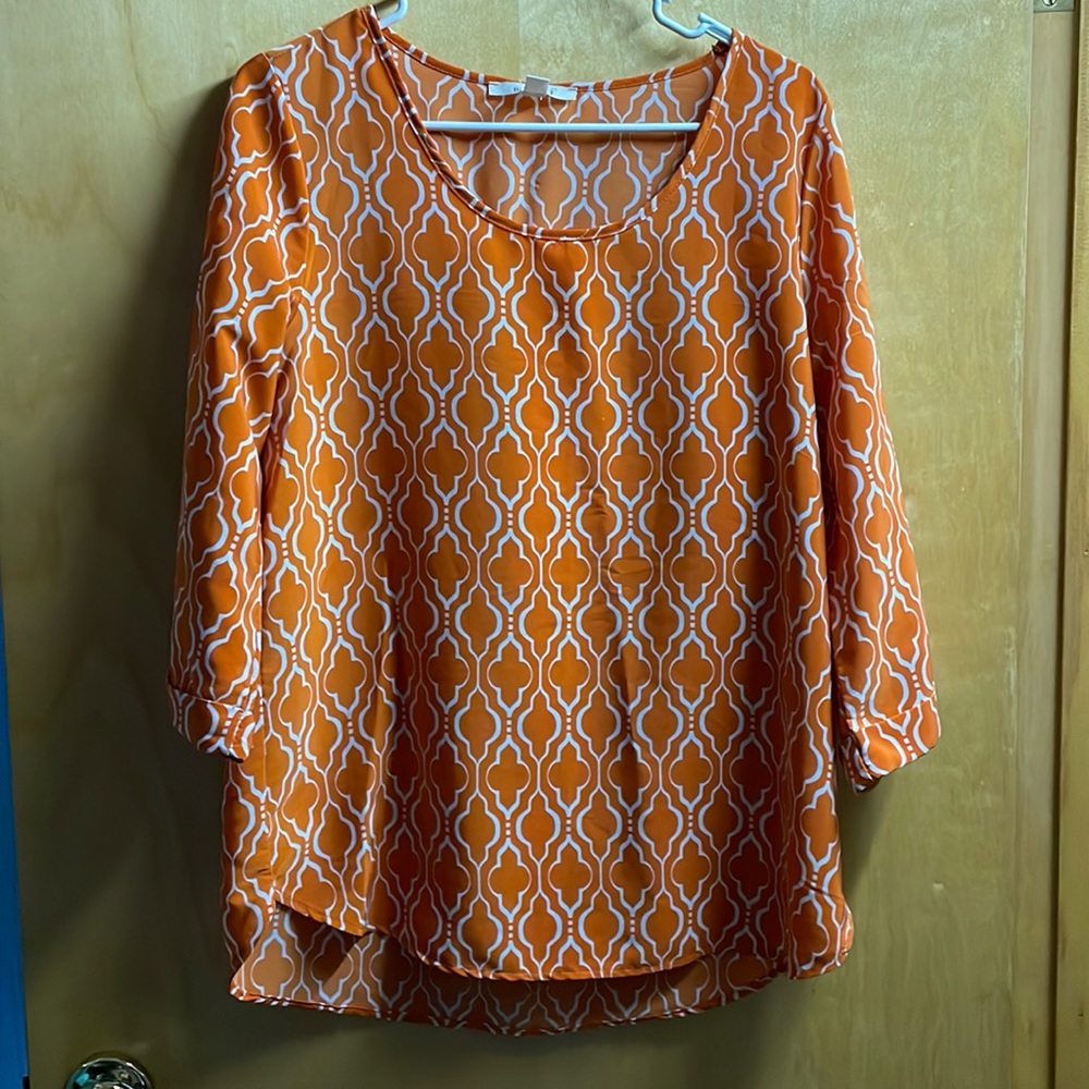 Miami brand orange blouse - Picture 1 of 5
